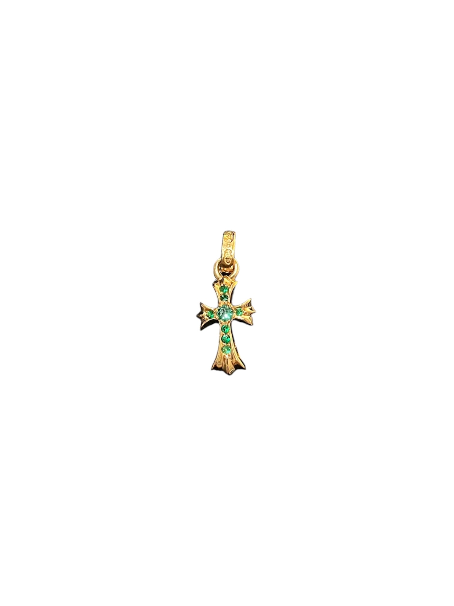 Chrome Hearts Gold Emerald Baby Fat