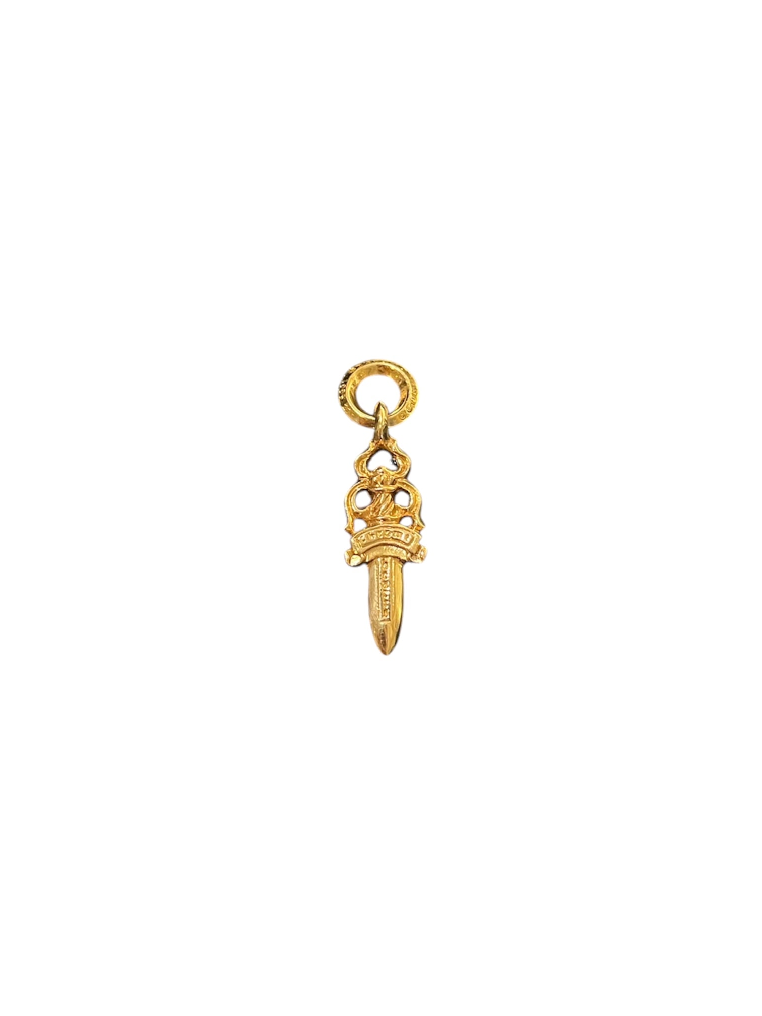 Chrome Hearts Gold Ruby Dagger Pendant — alternate view