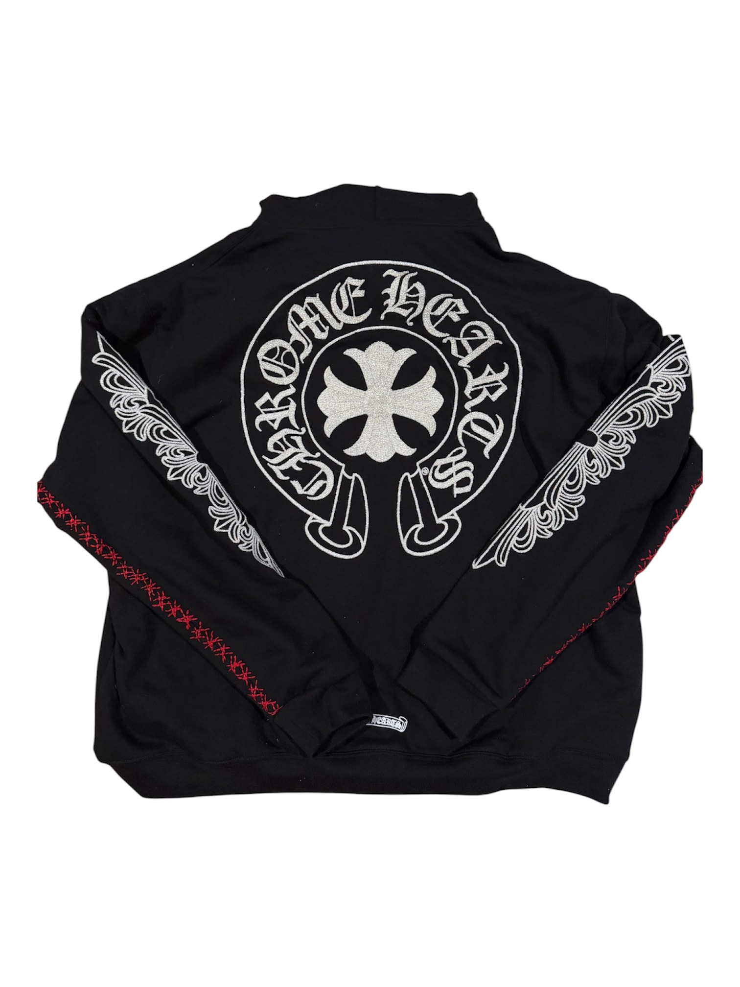 Chrome Hearts Rhine Stone Beaded Zip — alternate view