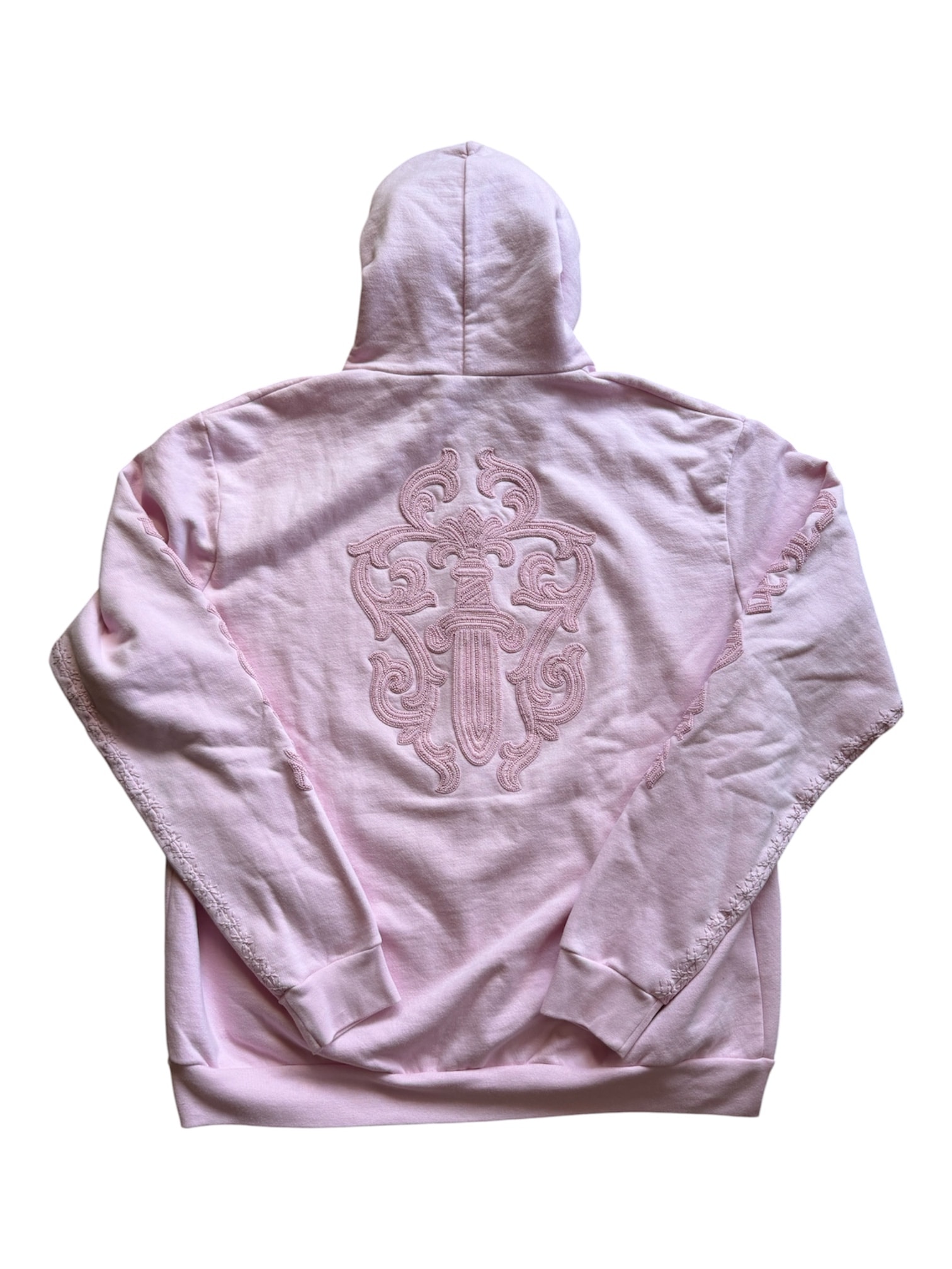 Chrome Hearts Pink Vine Dagger Beaded Zip — alternate view