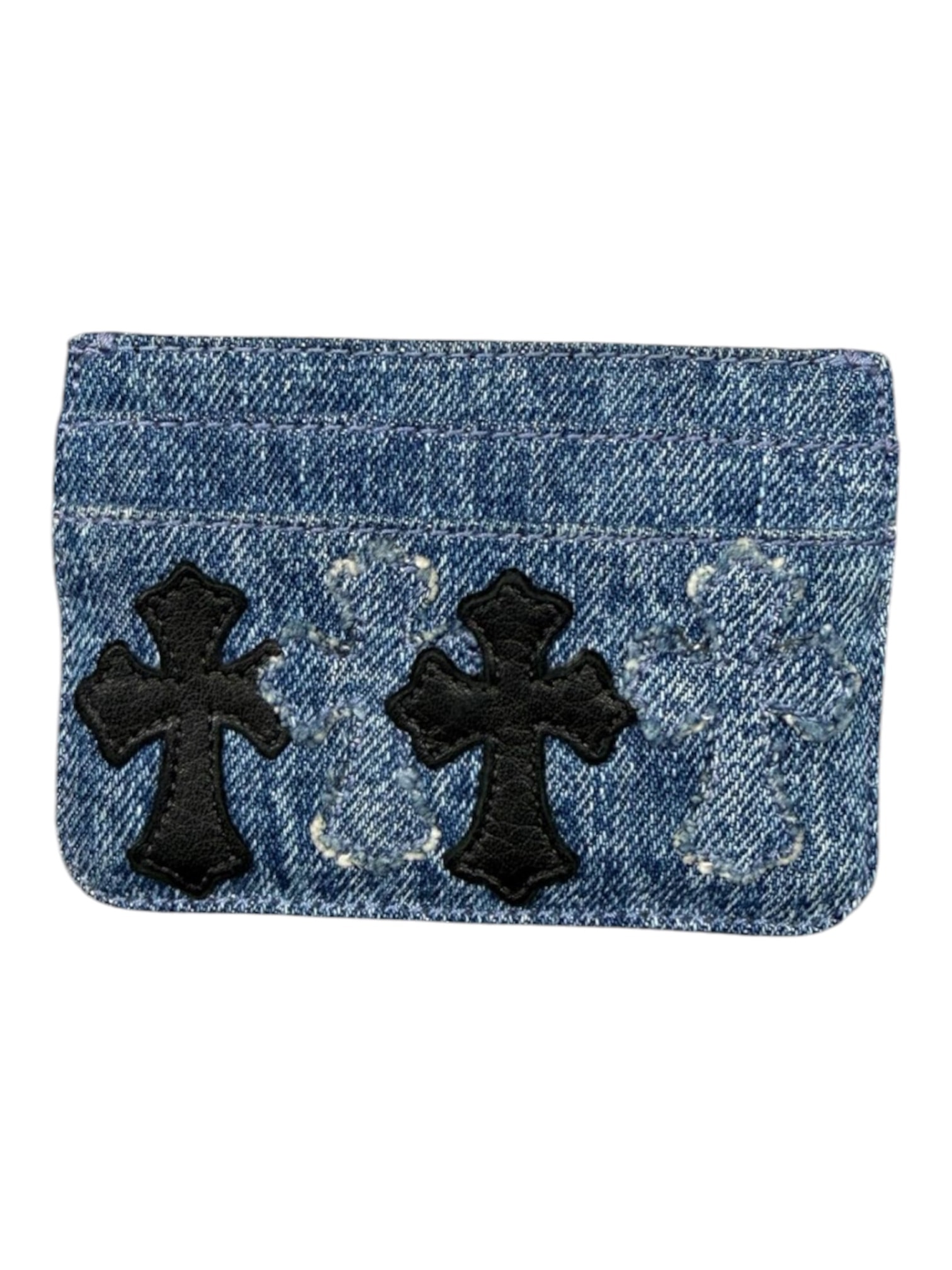 Chrome Hearts Denim Patch Wallet — alternate view